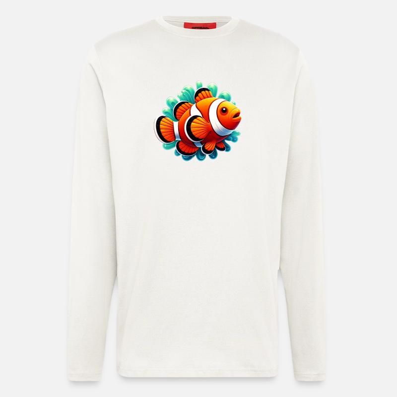 Clownfisch - Langarmshirt - made by SPREAD  - OFF WHITE