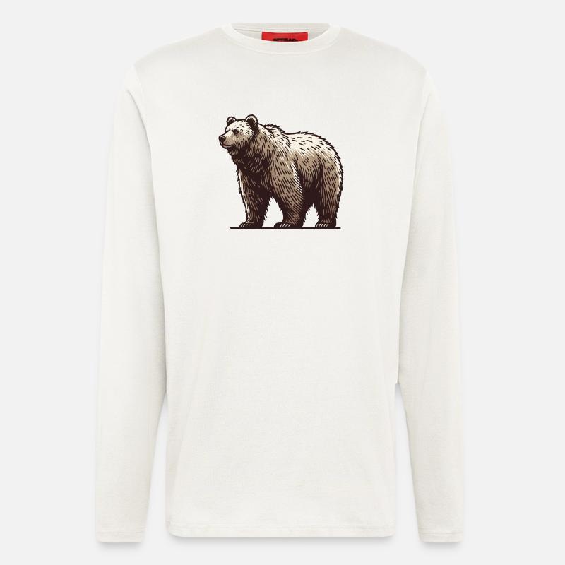 Grizzly - Langarmshirt - made by SPREAD  - OFF WHITE