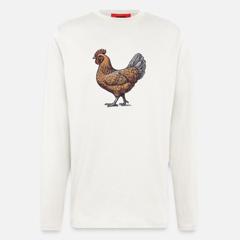 Rooster - Longsleeve - made by SPREAD - OFF WHITE