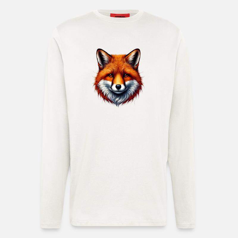 Fuchs - Langarmshirt - made by SPREAD  - OFF WHITE