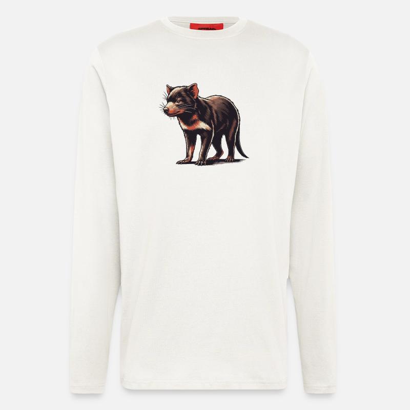 Tasmanian devil - Longsleeve - made by SPREAD - OFF WHITE