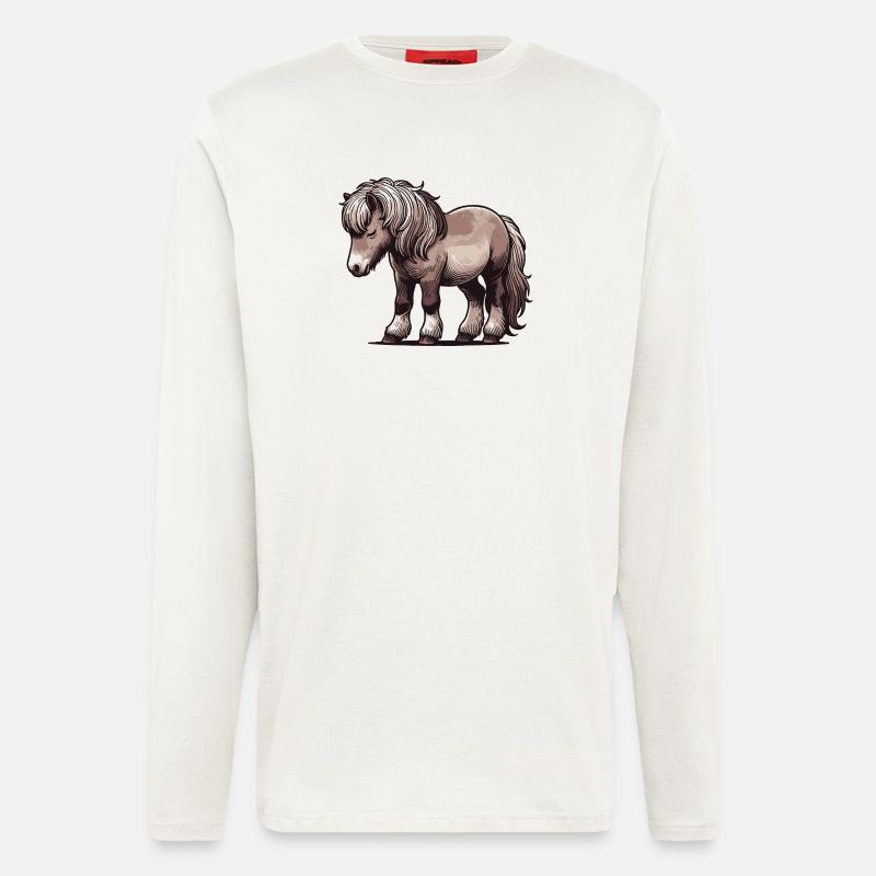 Pony - Langarmshirt - made by SPREAD  - OFF WHITE