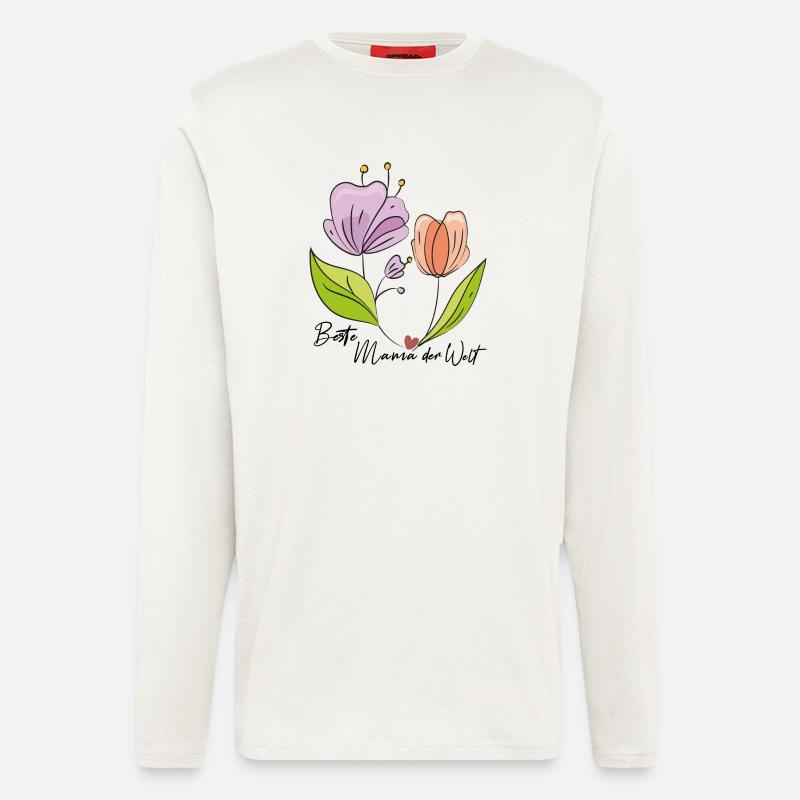 beste Mama der Welt - Langarmshirt - made by SPREAD  - OFF WHITE