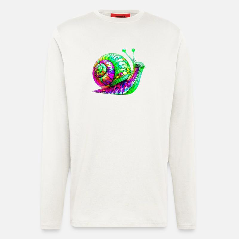 Snail - Longsleeve - made by SPREAD  - OFF WHITE