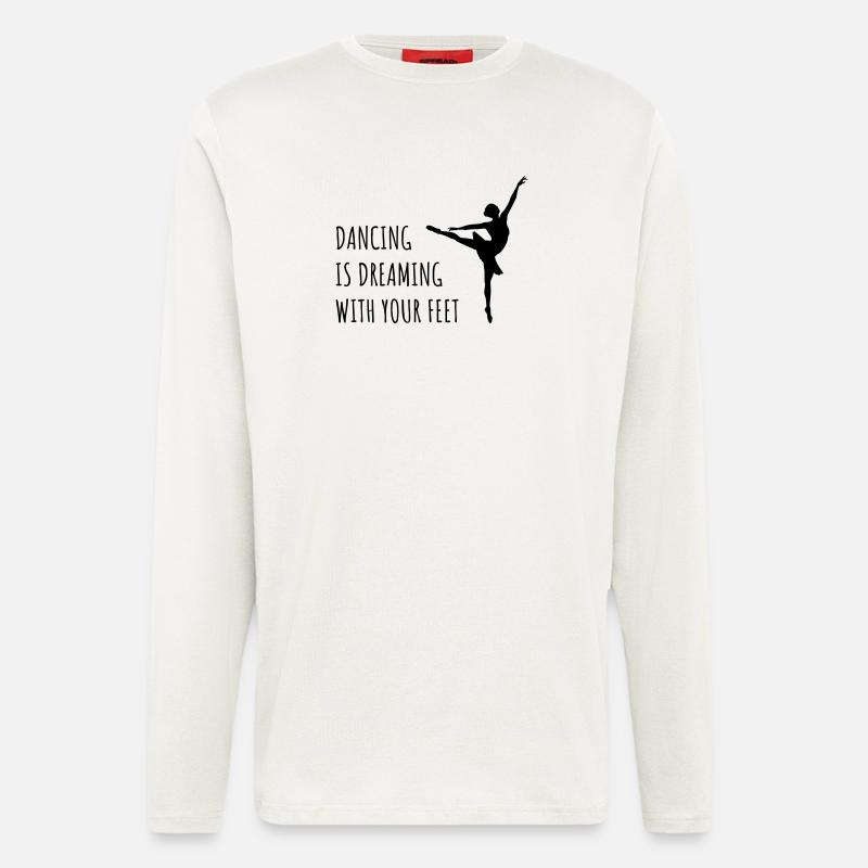 Dancer Ballet Dreaming Dancing - Longsleeve - made by SPREAD  - OFF WHITE