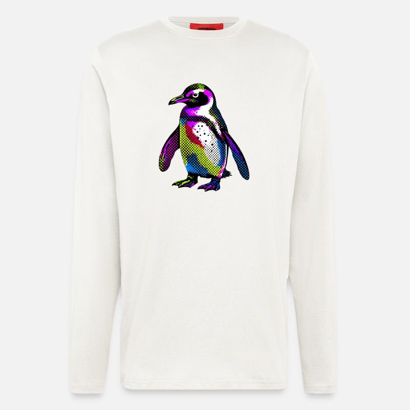 Penguin - Longsleeve - made by SPREAD  - OFF WHITE