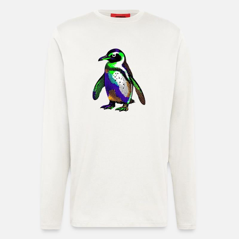 Penguin - Longsleeve - made by SPREAD  - OFF WHITE