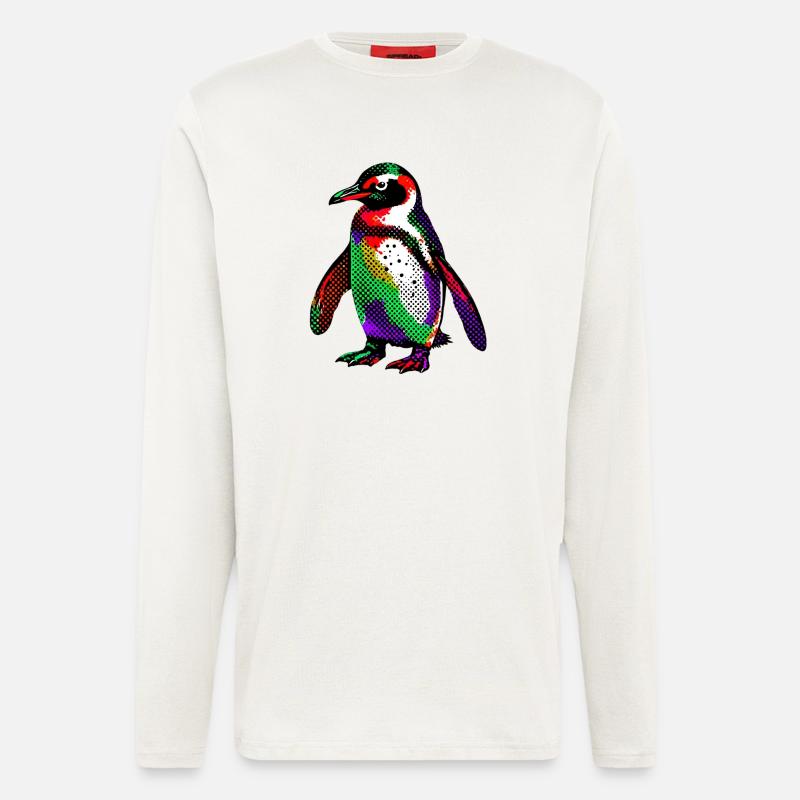 Penguin - Longsleeve - made by SPREAD  - OFF WHITE