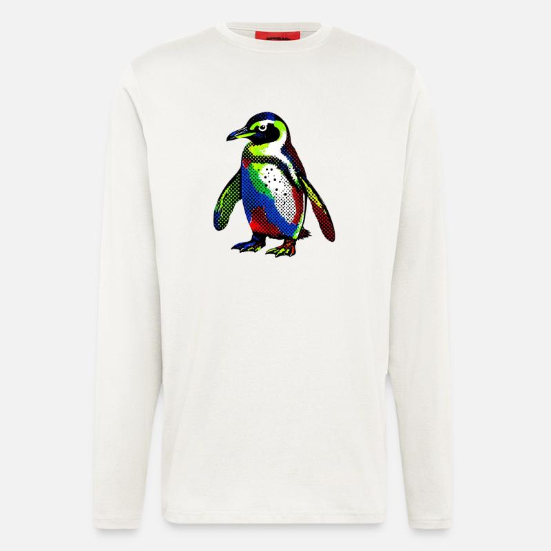 Penguin - Longsleeve - made by SPREAD  - OFF WHITE