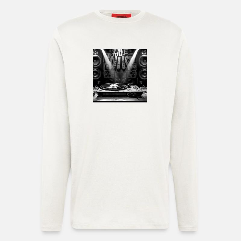 DJ-Set - Langarmshirt - made by SPREAD  - OFF WHITE