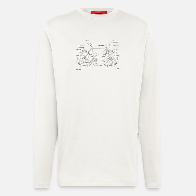 Design braucht Image - Langarmshirt - made by SPREAD  - OFF WHITE