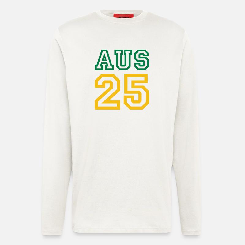 AUSTRALIE 2025 - Manches longues bio décontracté fabriqué en UE - OFF WHITE