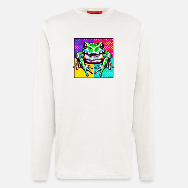 Frosch - Langarmshirt - made by SPREAD - OFF WHITE
