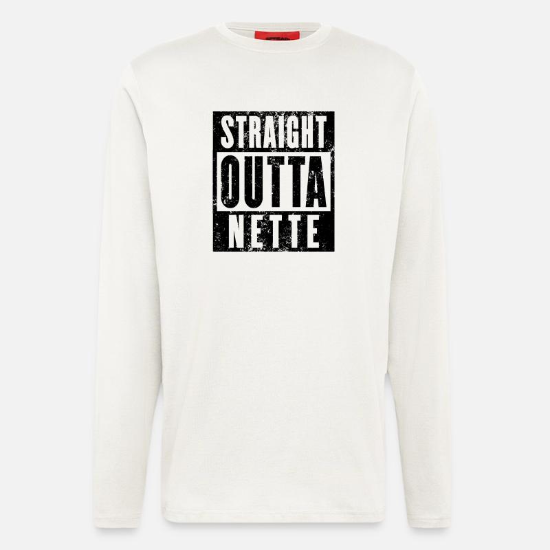 Nette, Ruhrgebiet, Ruhrpott, Dortmund Nette - Langarmshirt - made by SPREAD  - OFF WHITE