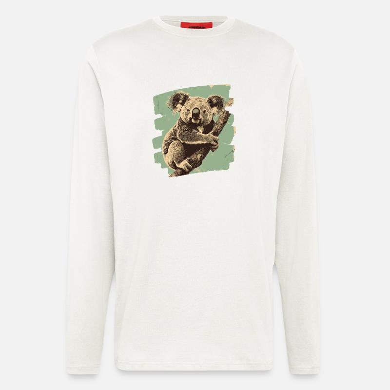 Koala Bär - Langarmshirt - made by SPREAD  - OFF WHITE