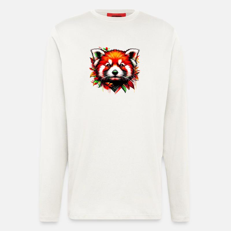 Kleiner Panda - Langarmshirt - made by SPREAD  - OFF WHITE