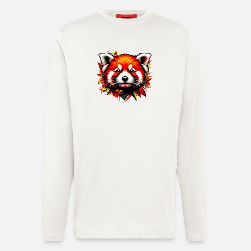 Kleiner Panda - Langarmshirt - made by SPREAD  - OFF WHITE