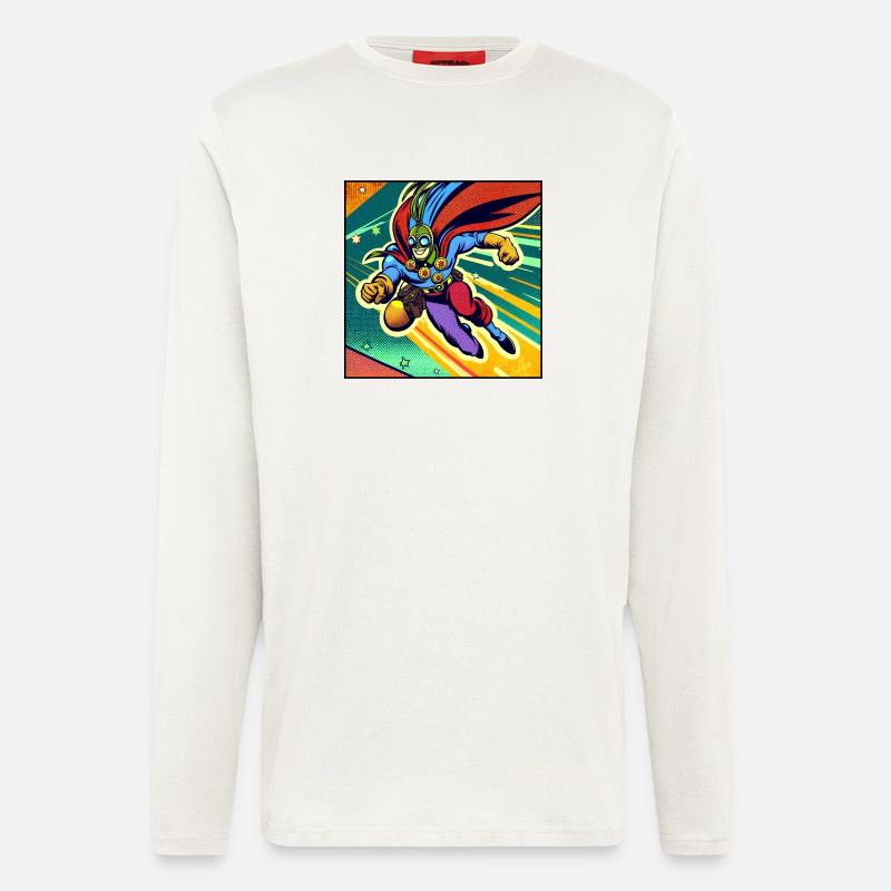 Superheld - Langarmshirt - made by SPREAD  - OFF WHITE