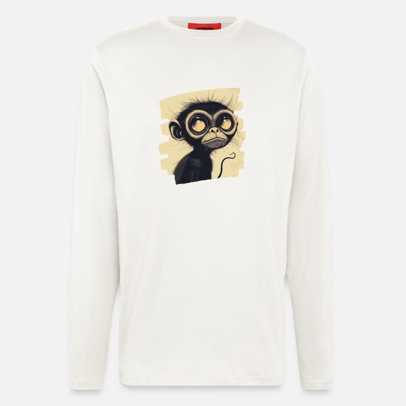 Monkey - Longsleeve - made by SPREAD  - OFF WHITE