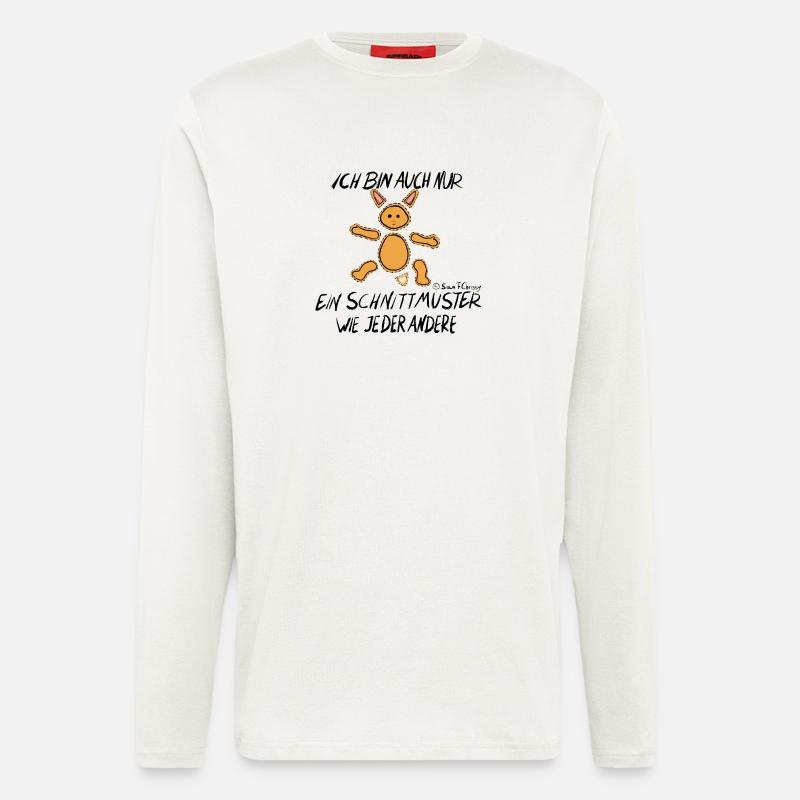 Schnittmuster Hase - Langarmshirt - made by SPREAD  - OFF WHITE