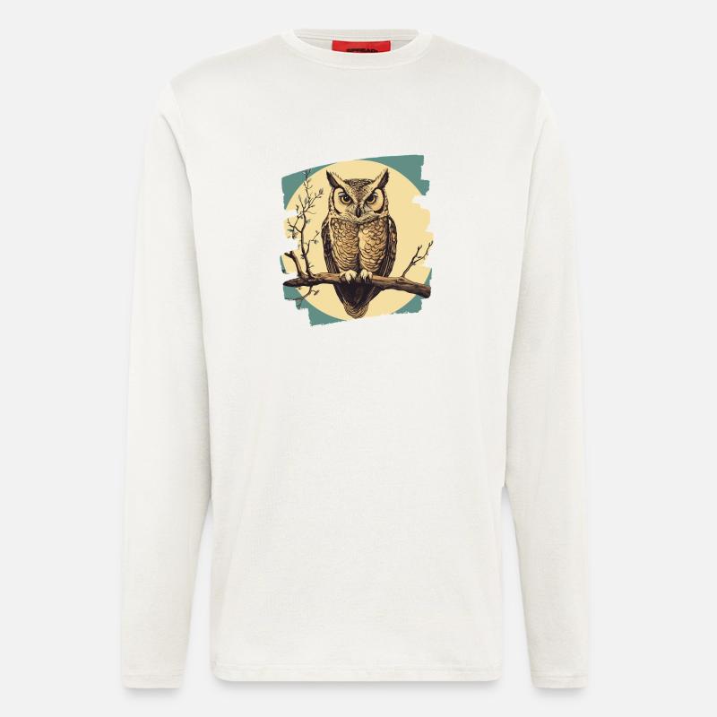 Owl - Longsleeve - made by SPREAD - OFF WHITE