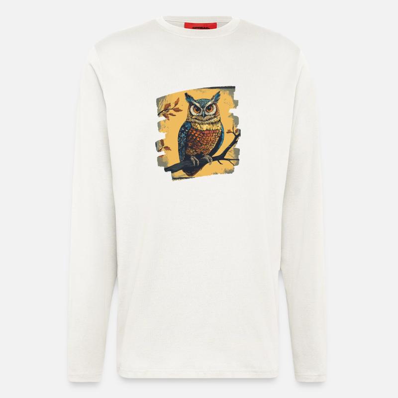 Owl - Longsleeve - made by SPREAD - OFF WHITE