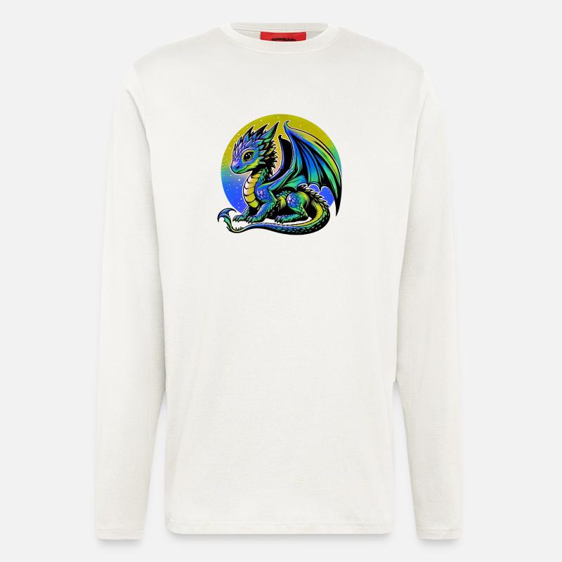 Drache - Langarmshirt - made by SPREAD  - OFF WHITE