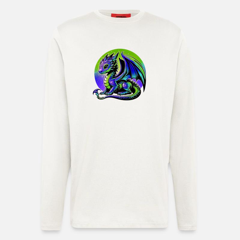 Drache - Langarmshirt - made by SPREAD  - OFF WHITE