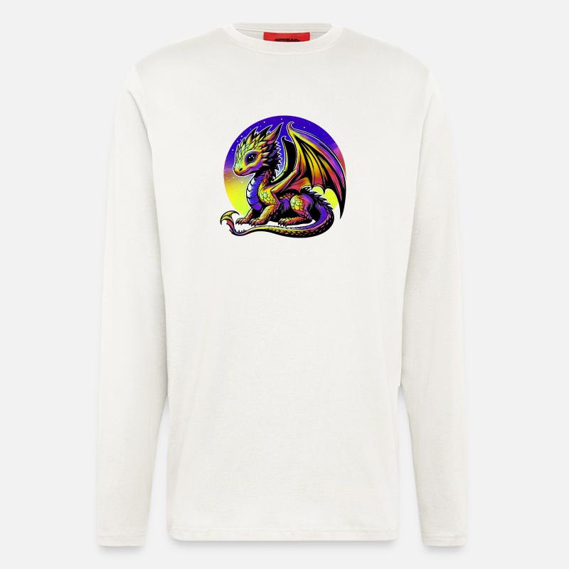 Drache - Langarmshirt - made by SPREAD  - OFF WHITE