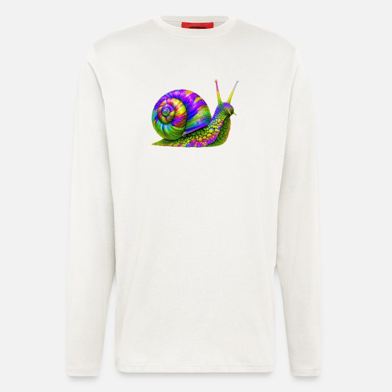 Schnecke - Langarmshirt - made by SPREAD  - OFF WHITE