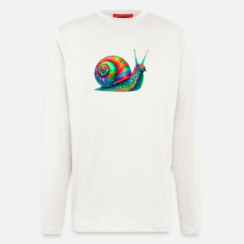 Schnecke - Langarmshirt - made by SPREAD  - OFF WHITE