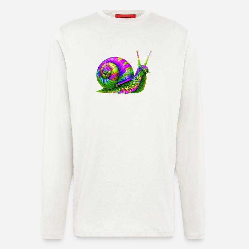 Schnecke - Langarmshirt - made by SPREAD  - OFF WHITE