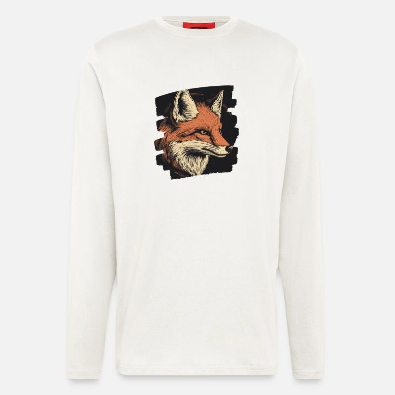 Fuchs - Langarmshirt - made by SPREAD  - OFF WHITE