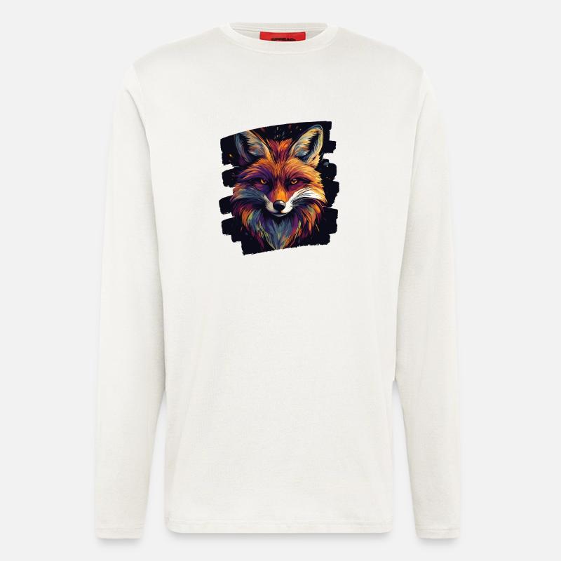 Fox - Longsleeve - made by SPREAD  - OFF WHITE