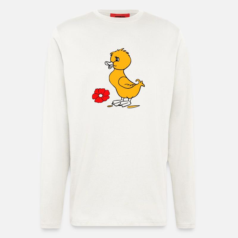 Easter chicks Happy Easter - Longsleeve - made by SPREAD  - OFF WHITE