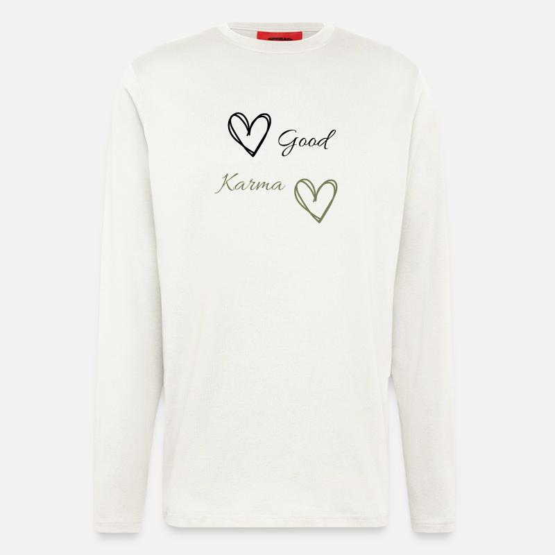 Good karma - Langarmshirt - made by SPREAD  - OFF WHITE