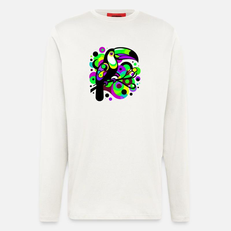 Tukan - Langarmshirt - made by SPREAD  - OFF WHITE