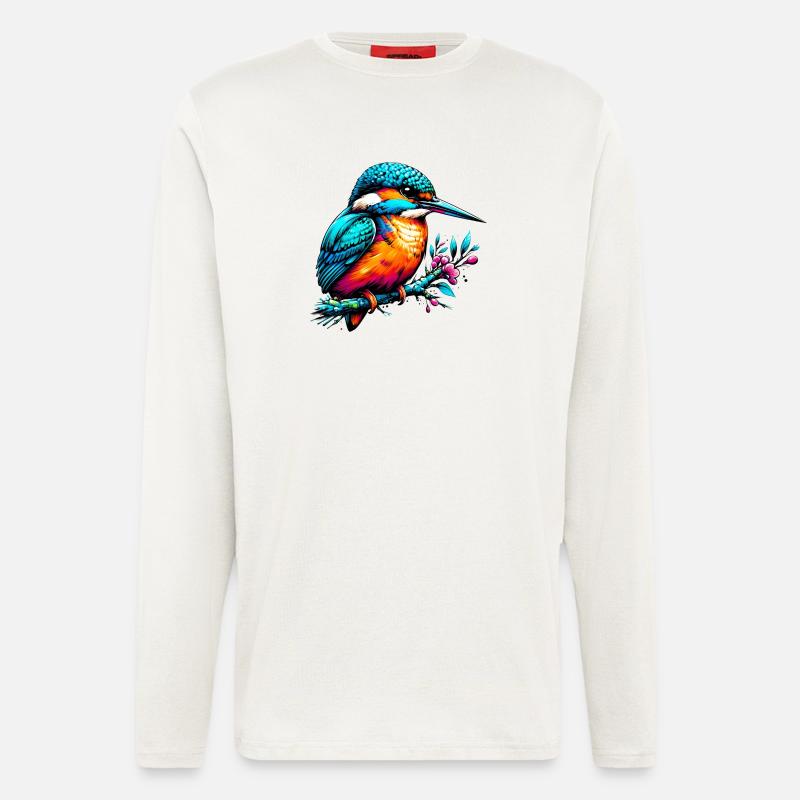 Eisvogel - Langarmshirt - made by SPREAD  - OFF WHITE