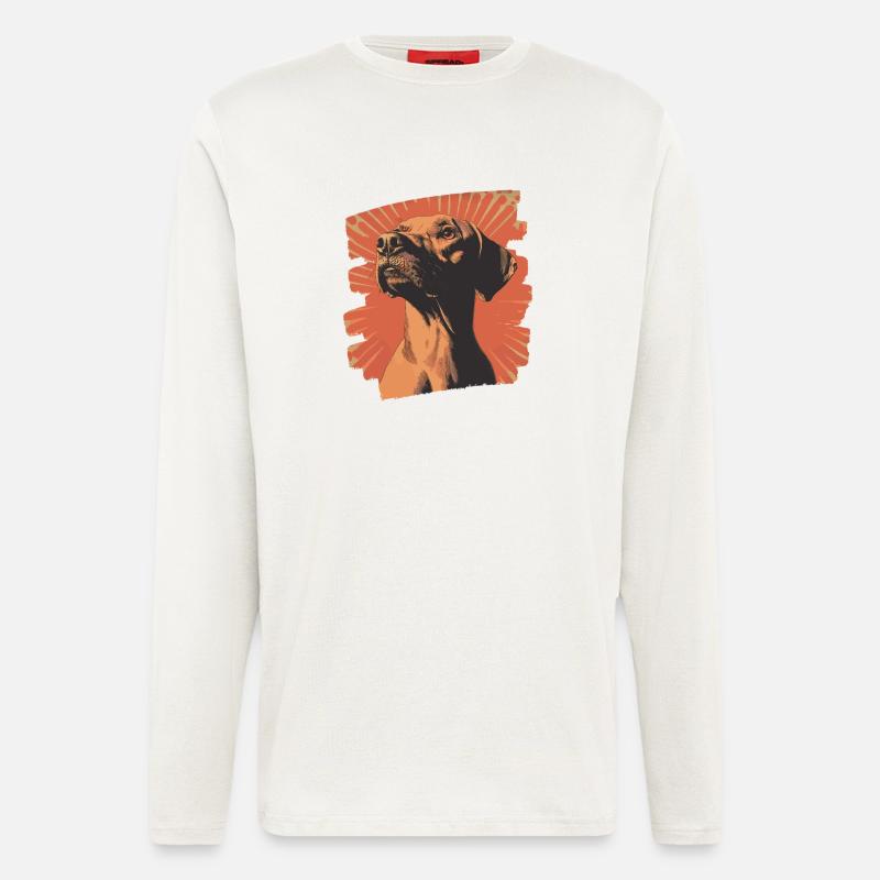 Rhodesian Ridgeback - Longsleeve - made by SPREAD  - OFF WHITE