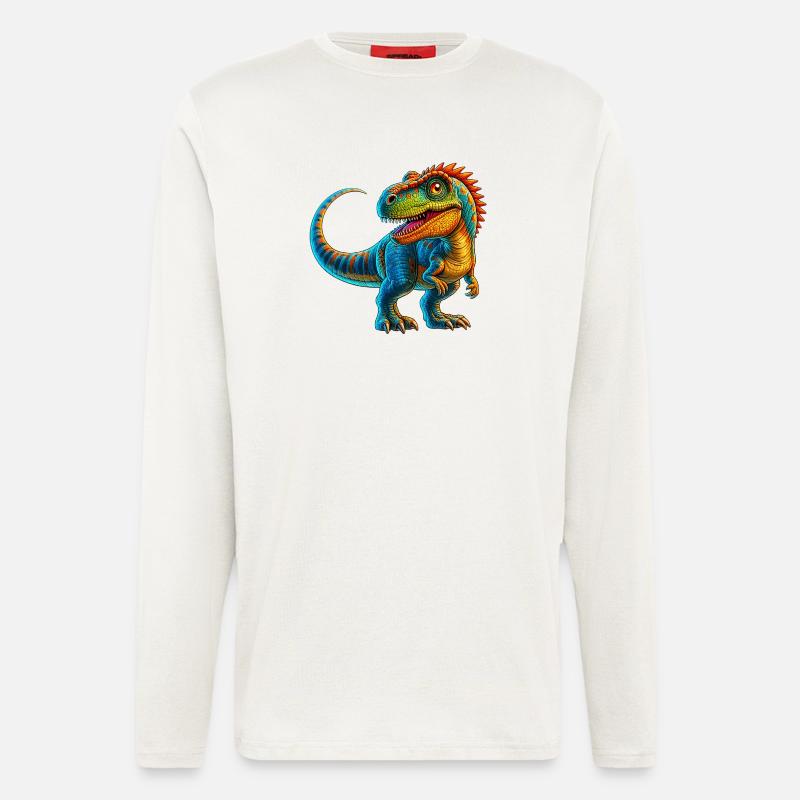 Dinosaurier - Langarmshirt - made by SPREAD  - OFF WHITE