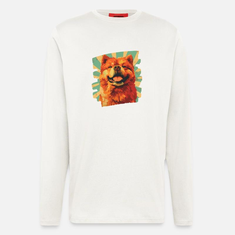 Chow Chow - Longsleeve - made by SPREAD  - OFF WHITE