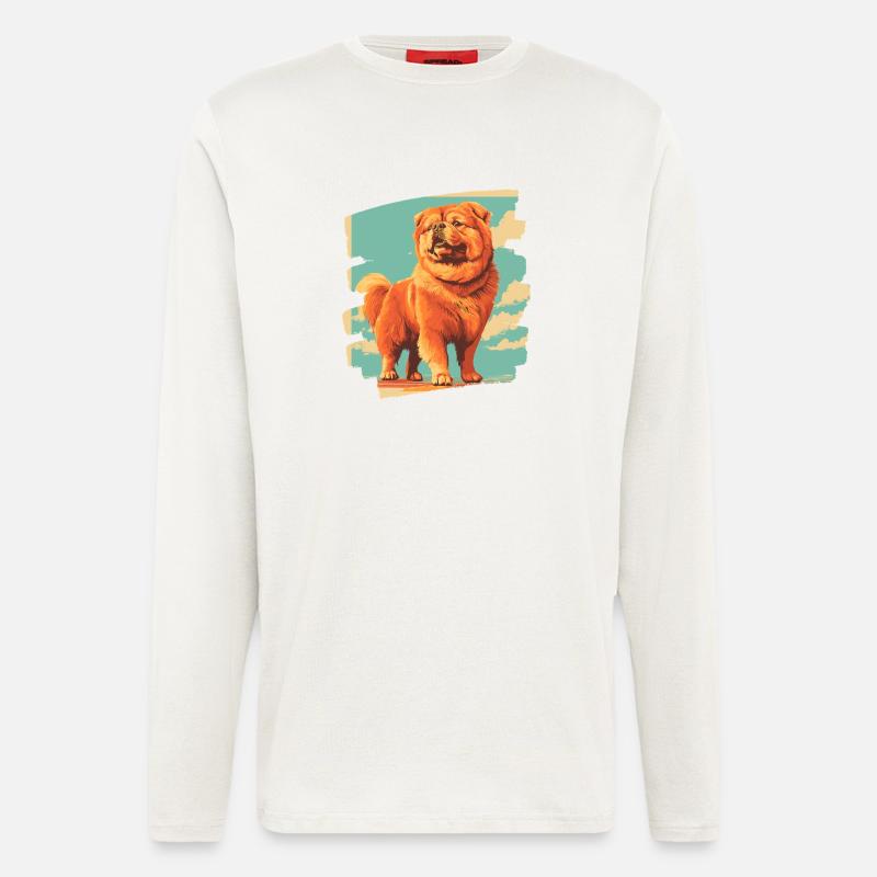 Chow Chow - Longsleeve - made by SPREAD  - OFF WHITE