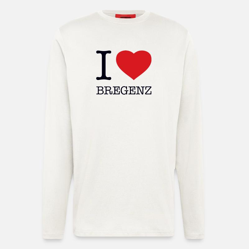 I LOVE BREGENZ - Longsleeve - made by SPREAD  - OFF WHITE