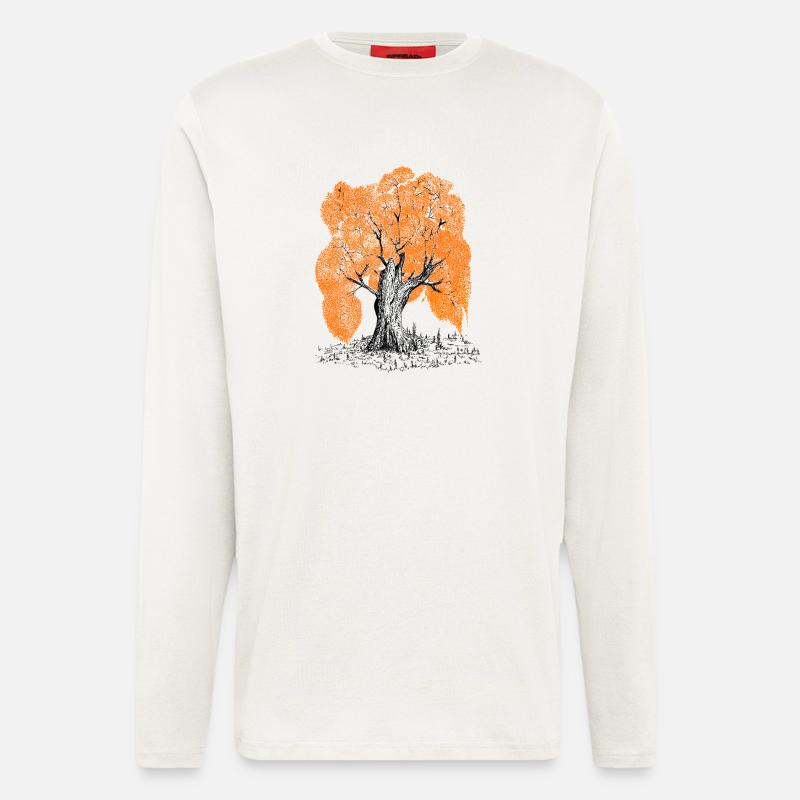 MJR - Orangenbaum - Langarmshirt - made by SPREAD  - OFF WHITE