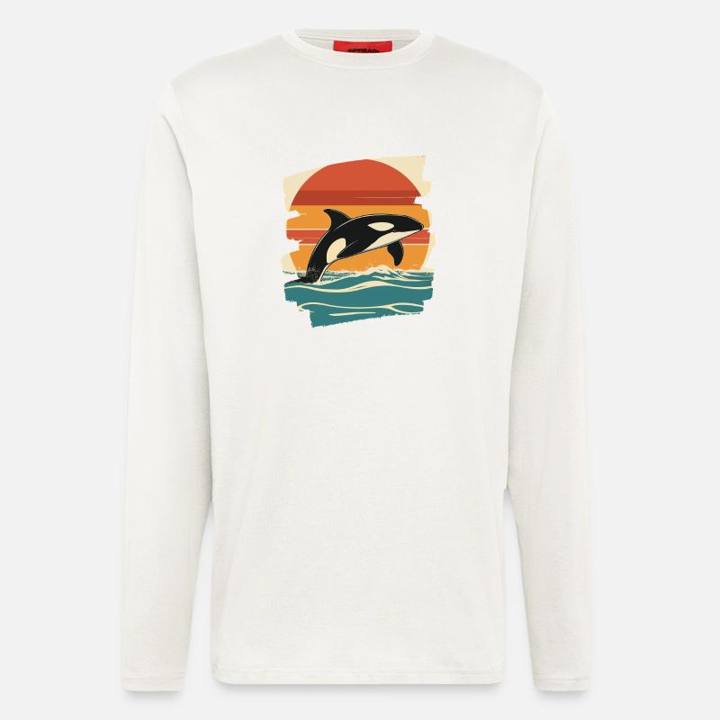Orca - Langarmshirt - made by SPREAD  - OFF WHITE