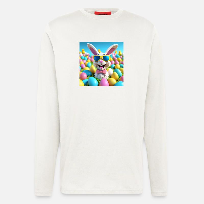 Easter, Happy Easter, Easter - Longsleeve - made by SPREAD  - OFF WHITE