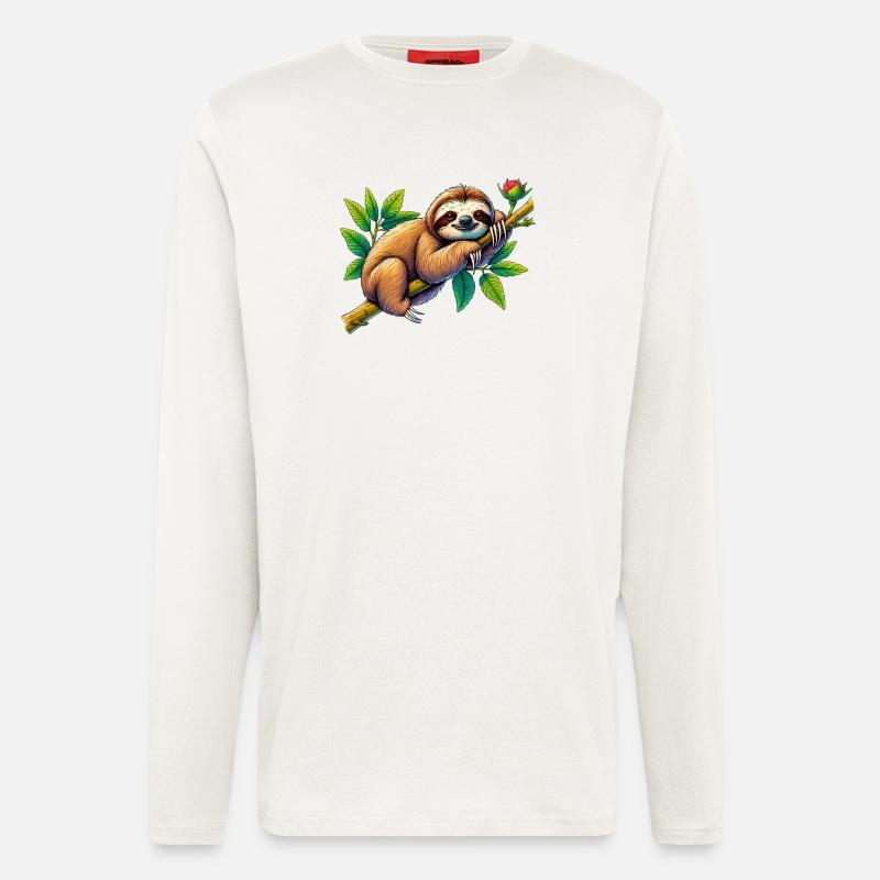 Sloth - Longsleeve - made by SPREAD  - OFF WHITE
