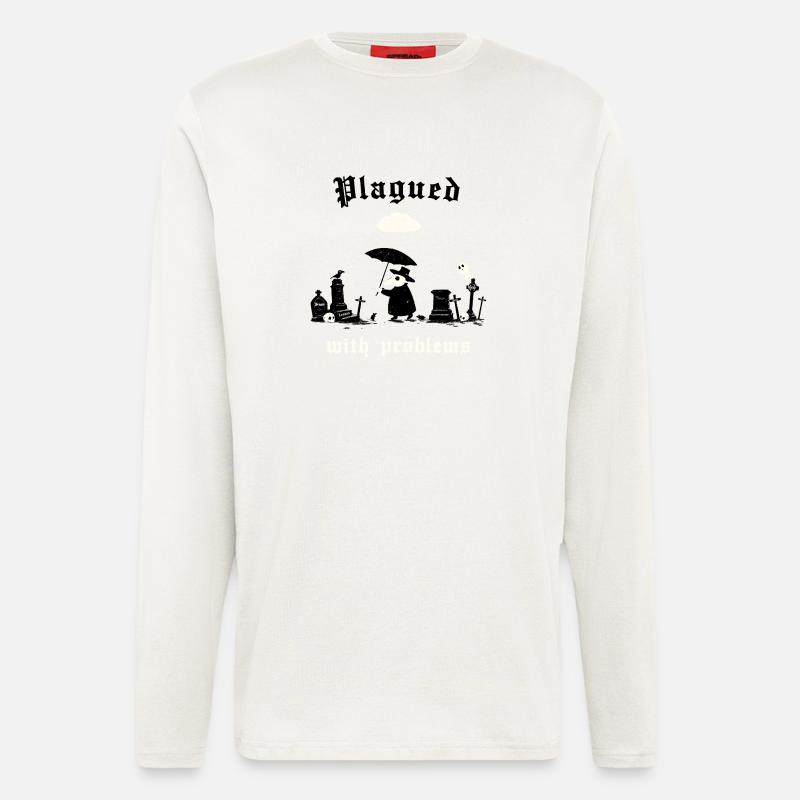 Plagued with problems - Longsleeve - made by SPREAD  - OFF WHITE