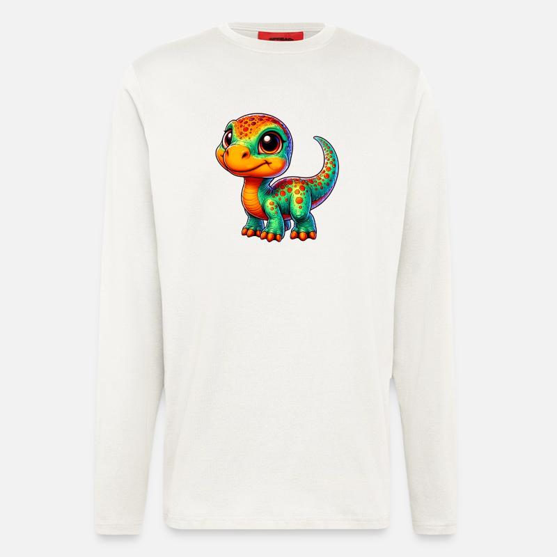 Dinosaurier - Langarmshirt - made by SPREAD  - OFF WHITE