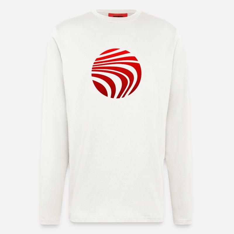 Psychedelic Pattern Red Gradient - Longsleeve - made by SPREAD  - OFF WHITE